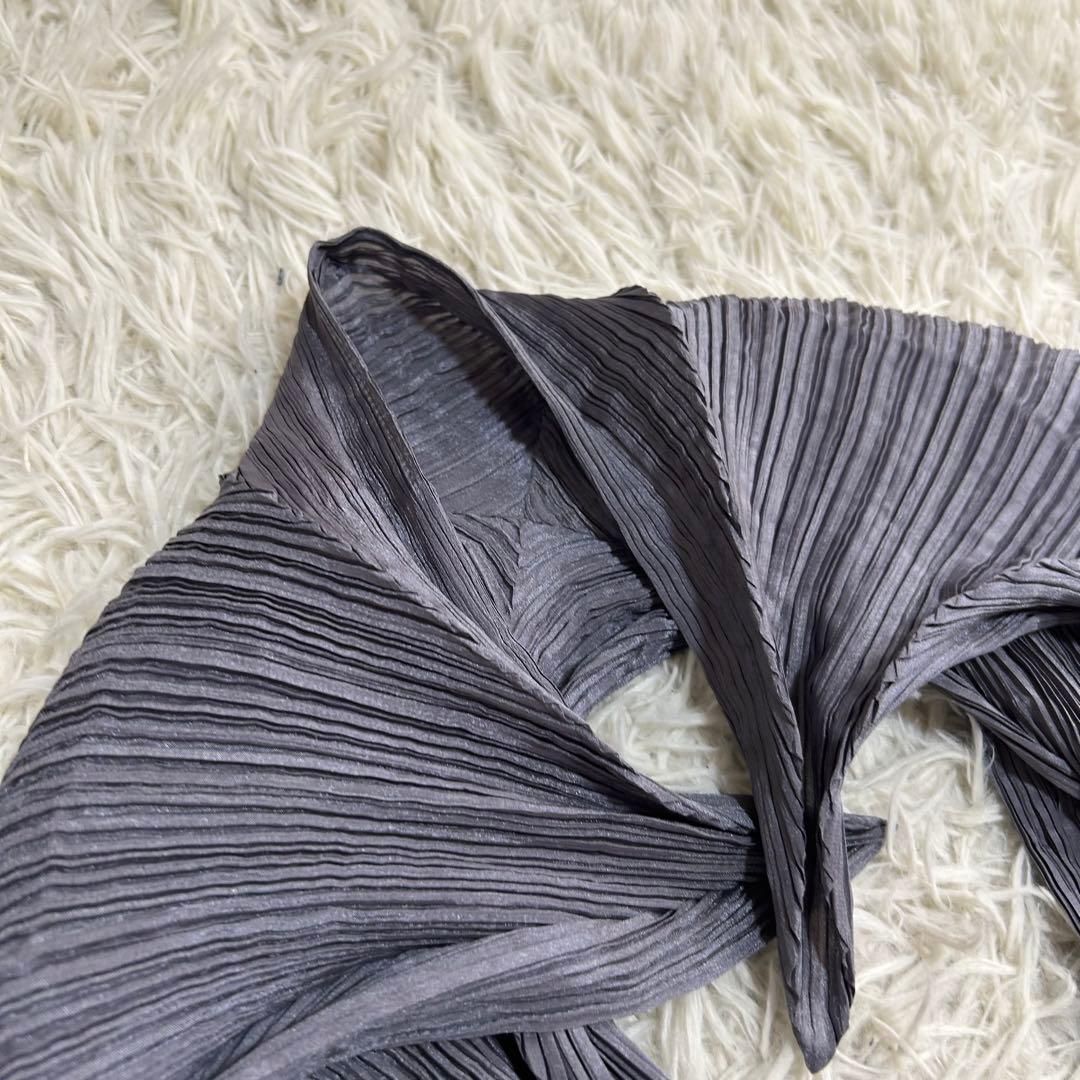 PLEATS PLEASE 変形 アシンメトリー カーディガン 羽織り トップス