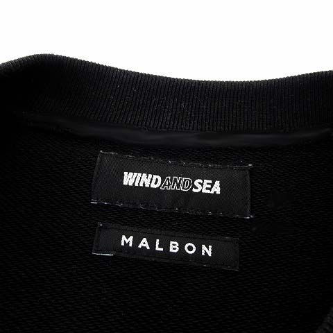 希少サイズS　WIND AND SEA  Malbon ベスト WIND AND SEA × Malbon Golf ジェットキャップ 帽子 黒 希少サイズS