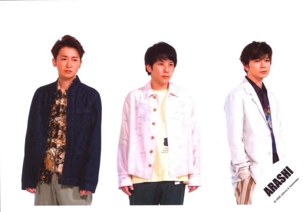 嵐　大野智　松本潤　二宮和也　写真 嵐 公式写真96 相葉雅紀 松本潤 二宮和也 大野智 櫻井翔 集合
