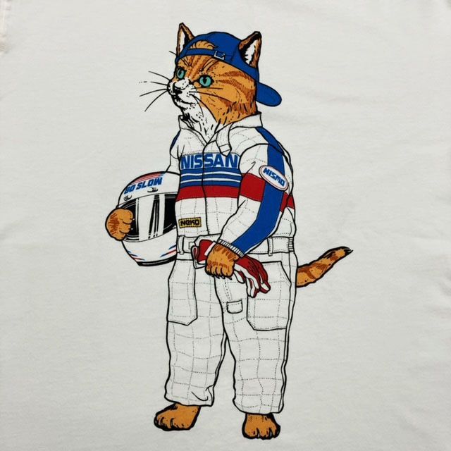 NISSAN × go slow caravan USA/C NISMO レーシング ドライバー 猫 L