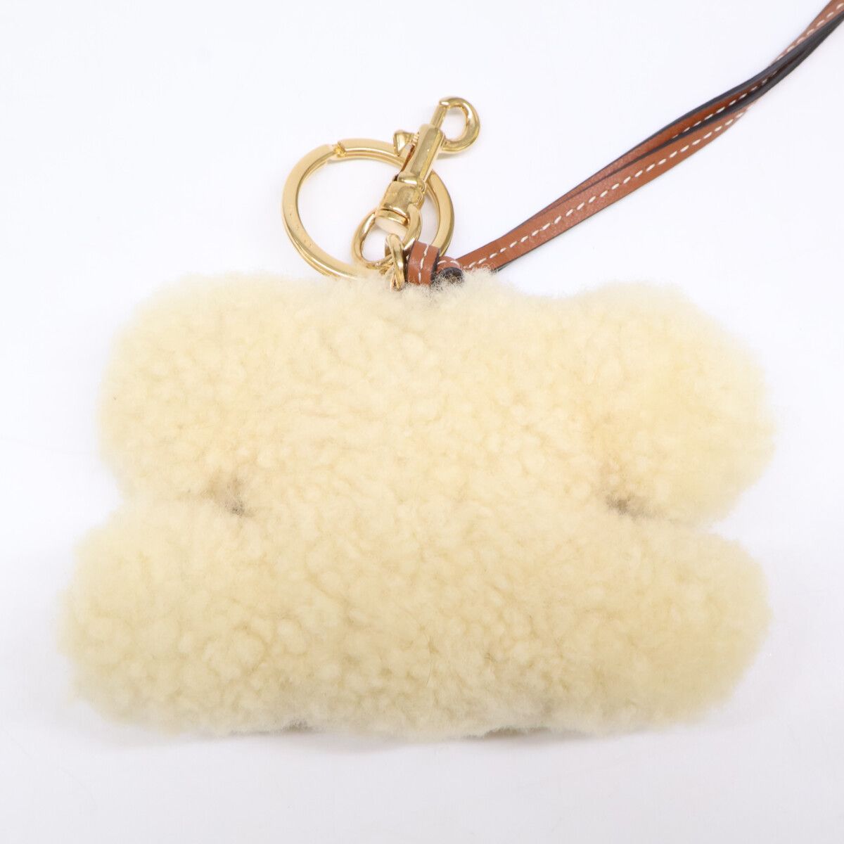 週末限定価格 セリーヌ トリオンフ ポンポンチャーム 犬 ストラップ