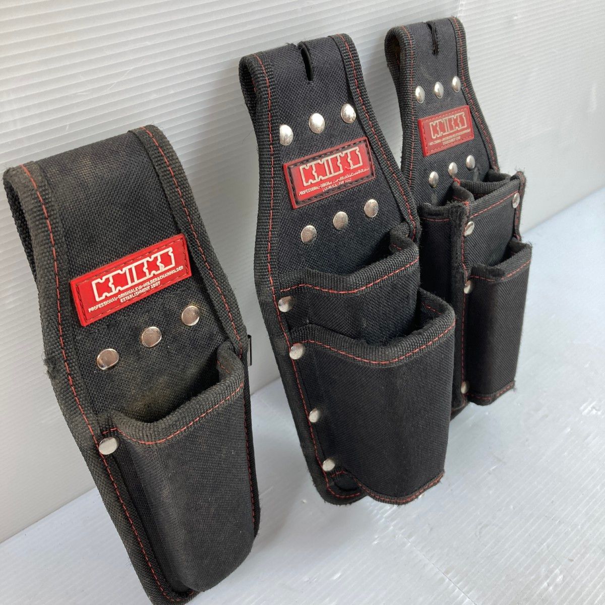 限定 ＊＊KNICKS 工具ホルダー 工具差し 3点セット ブラック