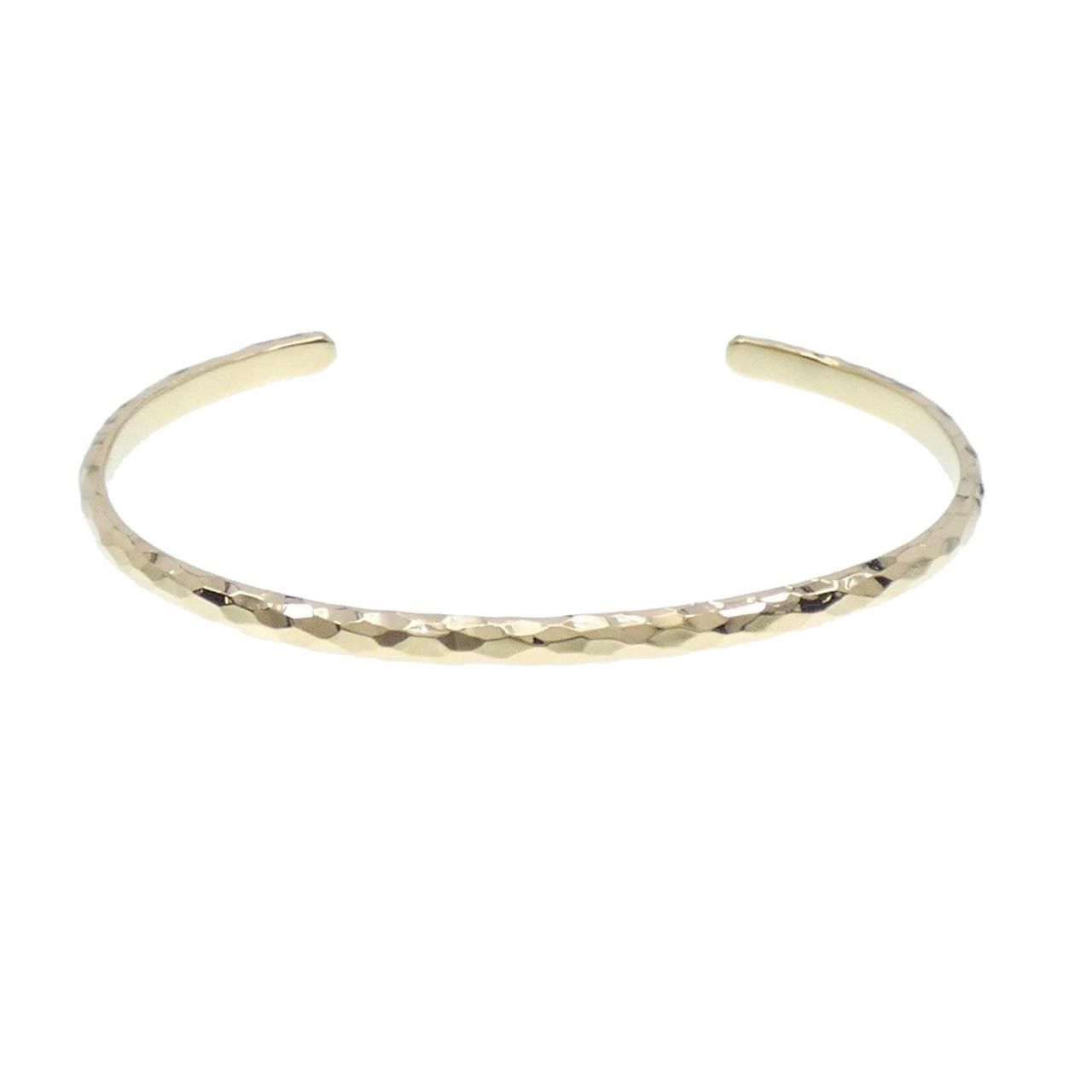 K18YG イエローゴールド伸縮 ブレスレットバングル日本製 2025年最新