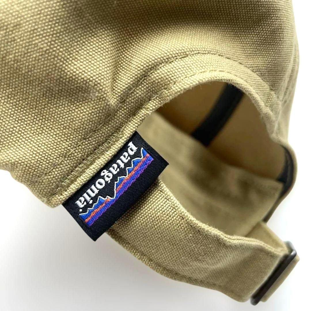 patagonia ベースボールキャップ ベージュ 山ロゴ 帽子