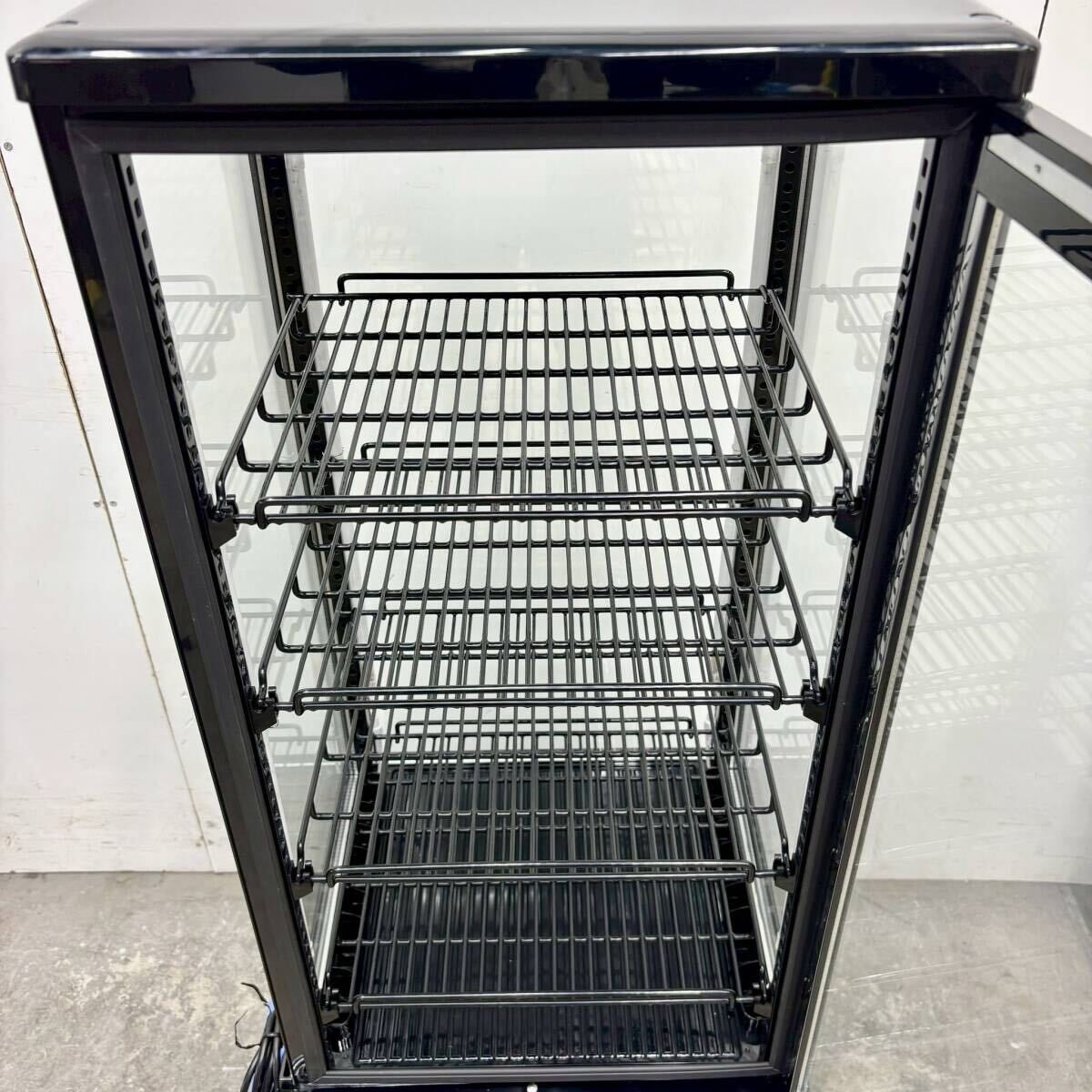美品 レマコム 4面ガラス冷蔵ショーケース R4G-105SLB 片面扉