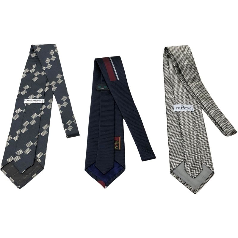 ルイヴィトン GIORGIGO ARMANI GIVENCHYネクタイ3本セット ルイヴィトン GIORGIGO ARMANI GIVENCHYネクタイ3本セット