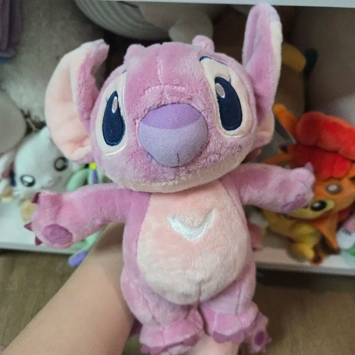 匿名発送】美品 スティッチ ぬいぐるみ ディズニーランド エンジェル