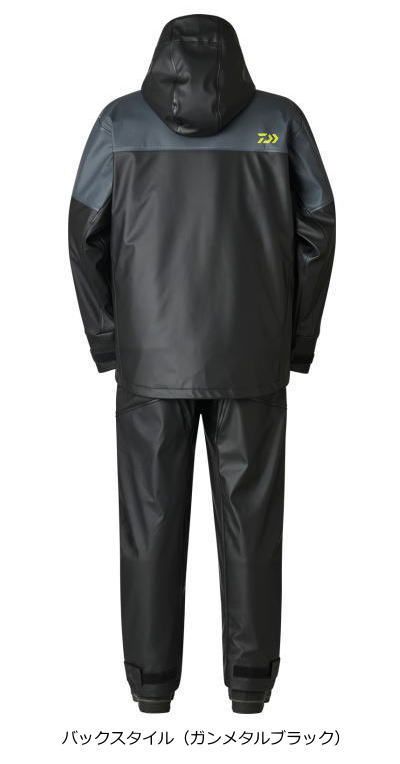 ダイワ PUオーシャンウィンタースーツ DW-6025 ガンメタルブラック 2XLサイズ 防寒着 レインウェア daiwa 釣具