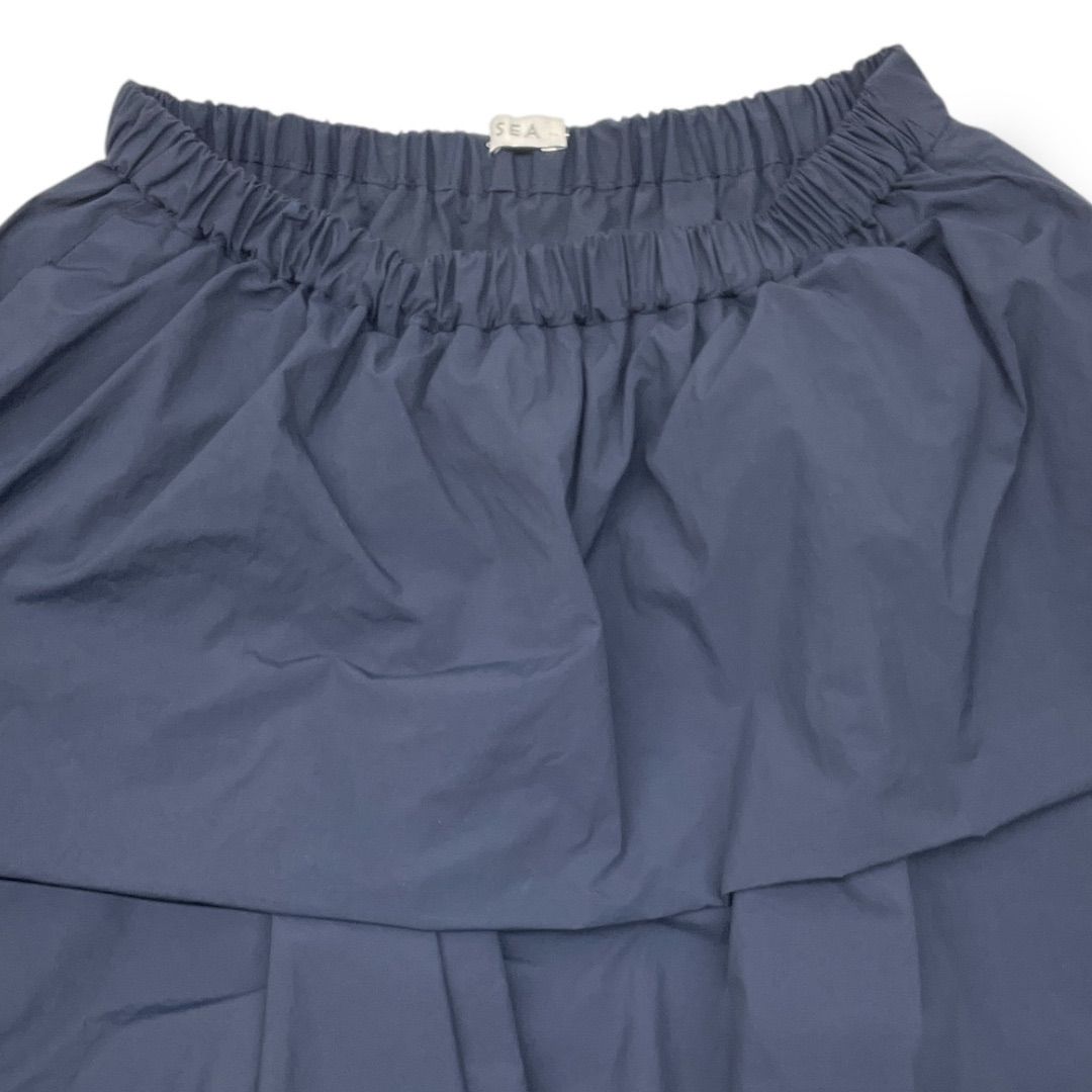 SEA シー TYPEWRITER DRAPE SKIRT タイプライター ドレープ