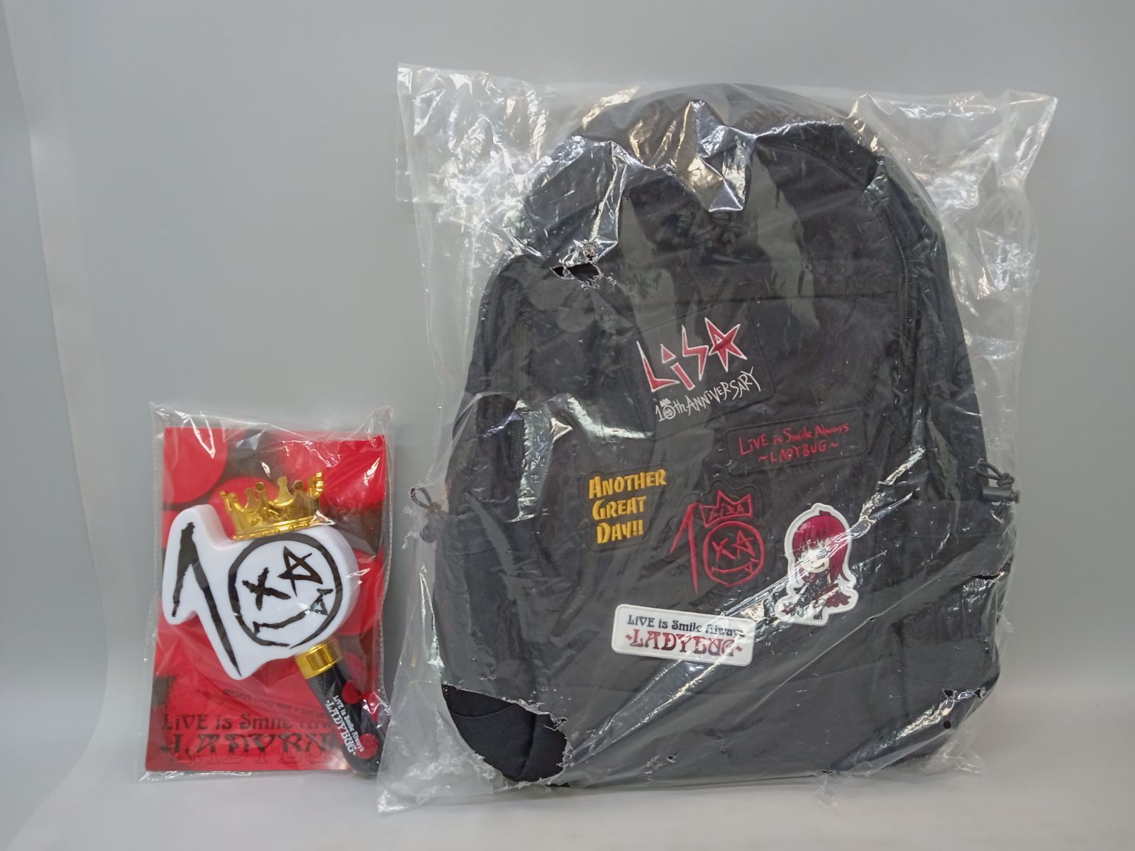 Lisa LiVE is Smile Always ～LADYBUG～グッズ ペンライト＆リュック 2点セット 1-4AG0028-501