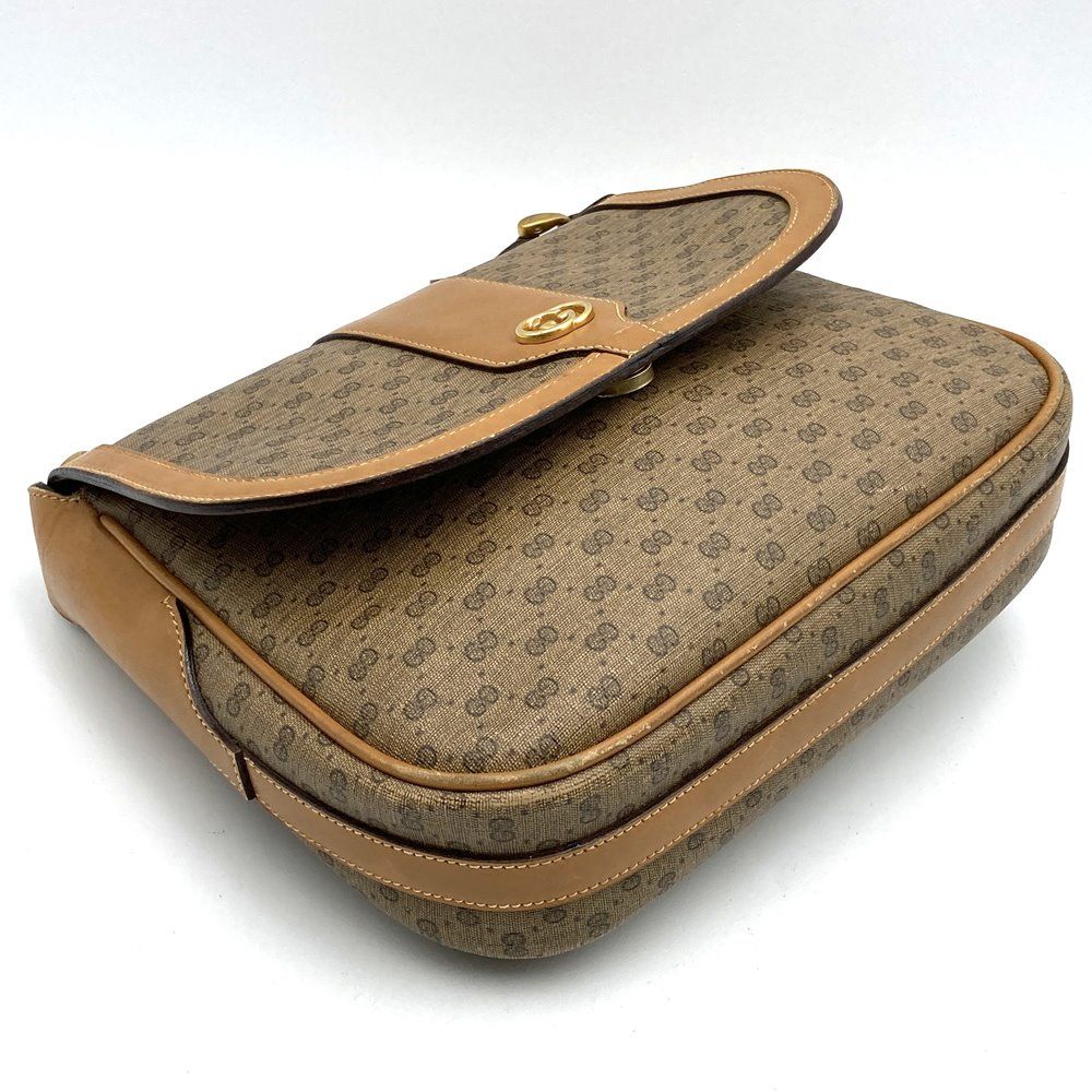 GUCCI グッチ 001 101 ショルダーバッグ マイクロGG PVC レザー GUCCI グッチ 001 101 ショルダーバッグ マイクロGG PVC レザー