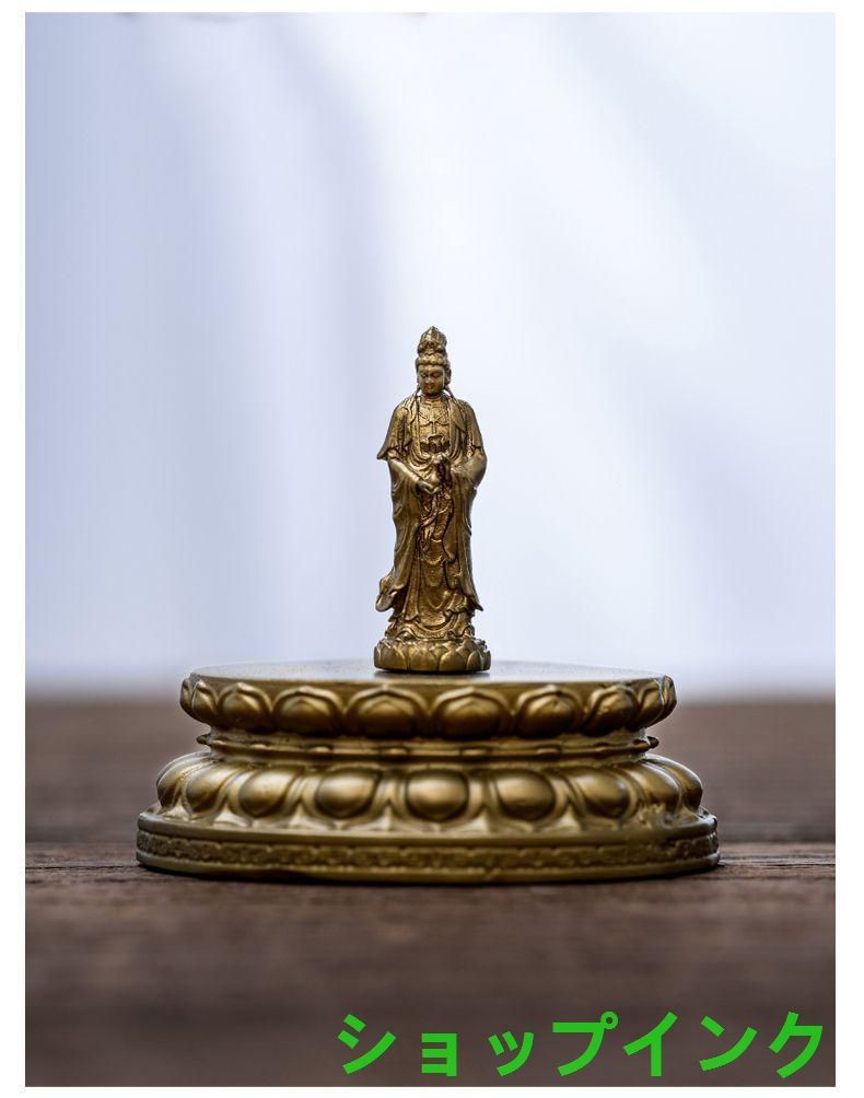仏教美術 仏像 西方三聖仏像 家内 供養 銅 工芸品 置物 仏教美術 中国 仏像 西方三聖接見仏像 小仏像 銅製 銅器 - メルカリ