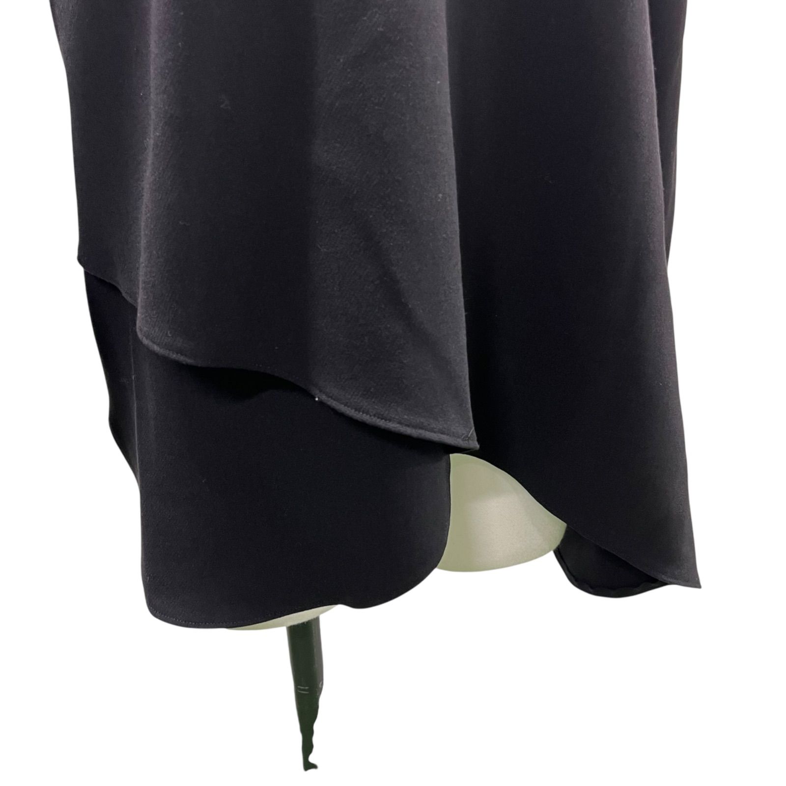 ◇ヨーコチャンYOKO CHAN アシンメトリー トップス カットソー 黒