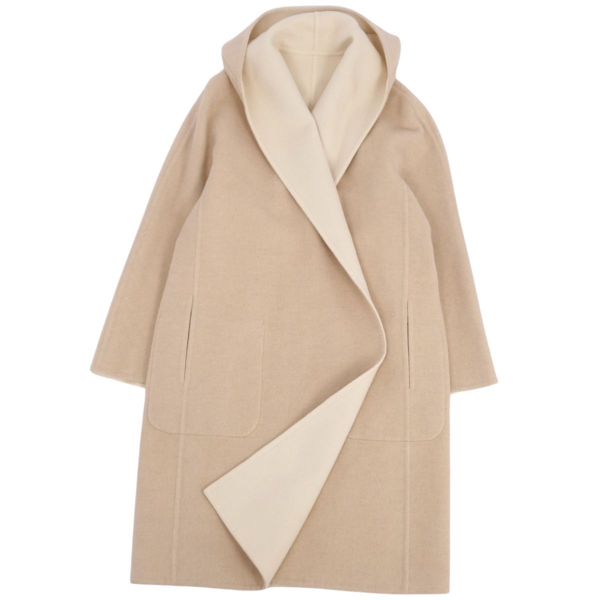 HERMES エルメス リバーシブル コート HERMES エルメス ウール