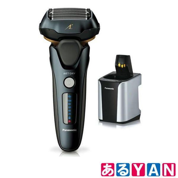 [YAN] (新品 未開封品）パナソニック メンズシェーバー ES-LVK8-K ラムダッシュ 5枚刃 洗浄器付