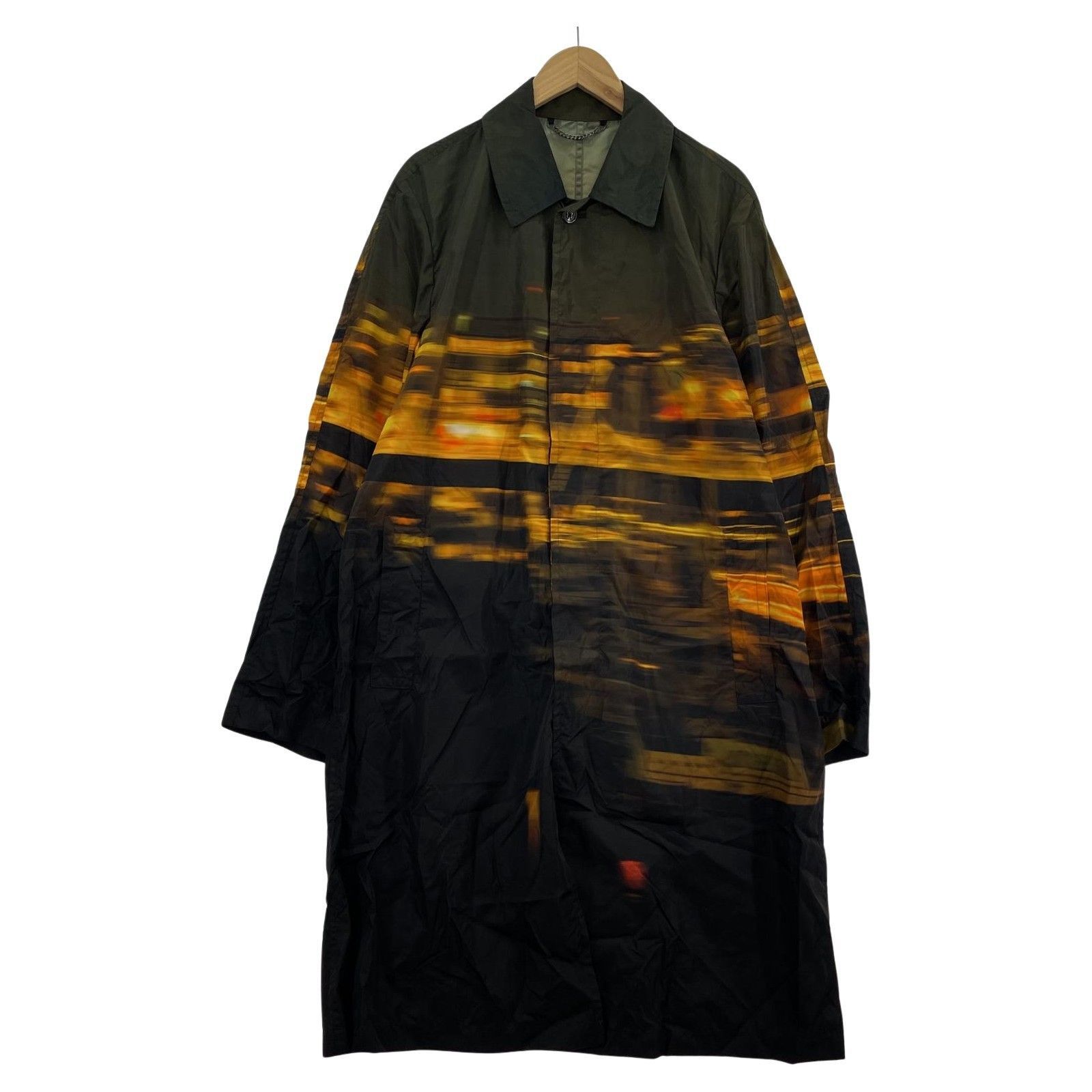 ドリスヴァンノッテン　花柄オレンジトレンチコート　DRIES VAN NOTEN ドリスヴァンノッテン 花柄オレンジトレンチコート DRIES VAN NOTEN