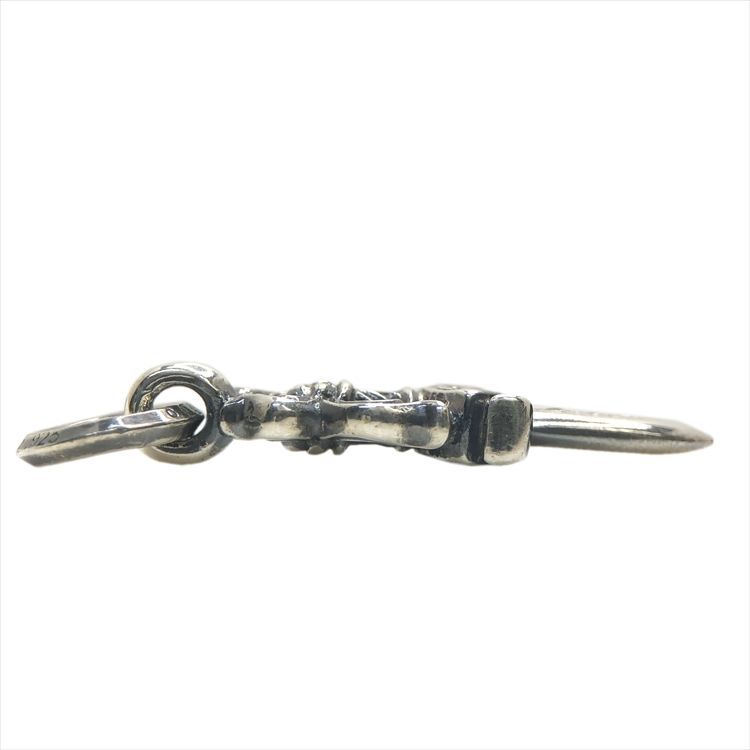 Chromehearts クロムハーツ #5 Dagger Charm ダガー チャーム w/アフターブルーサファイア ペンダント トップ ネックレス