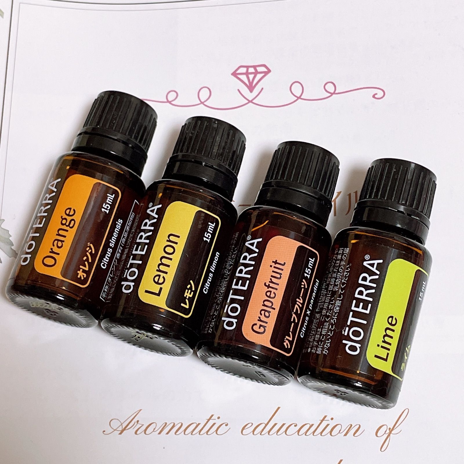 doTERRA ユーカリプタス15ml／レモングラス15ml 各2本 4本セット ...