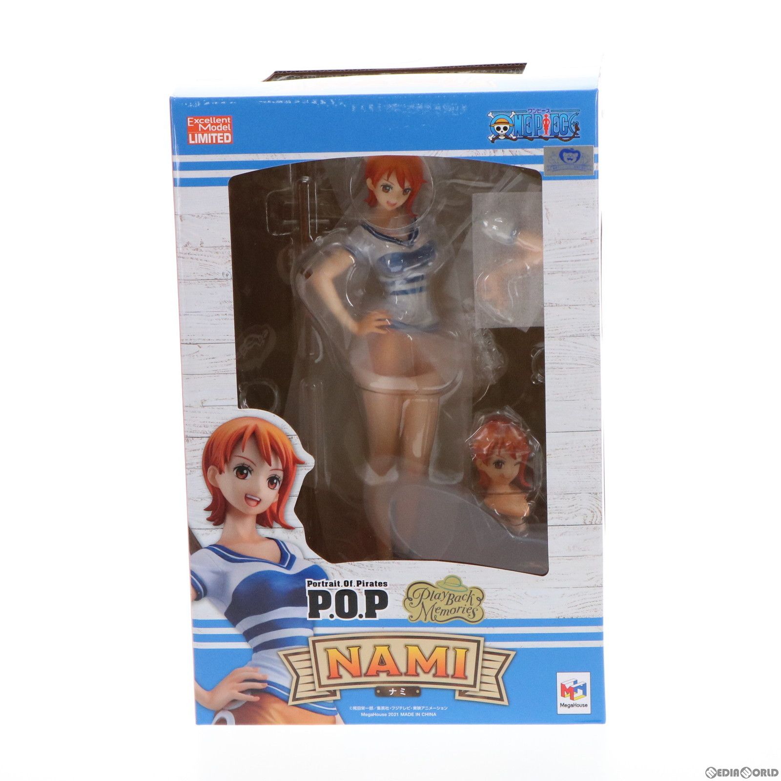 抽選販売】Portrait.Of.Pirates ワンピース “Playback Memories” ナミ | ONE PIECE（ワンピース）  フィギュア・プラモデル・プラキット | アニメグッズ ・おもちゃならプレミアムバンダイ｜バンダイナムコグループの公式通販サイト
