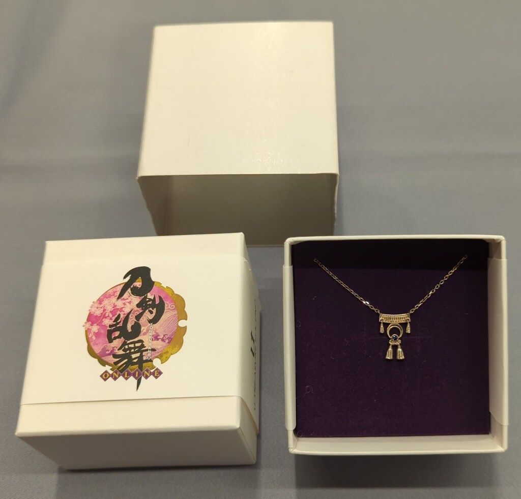 U-TREASURE 刀剣乱舞 モチーフネックレス 三日月宗近 シルバー