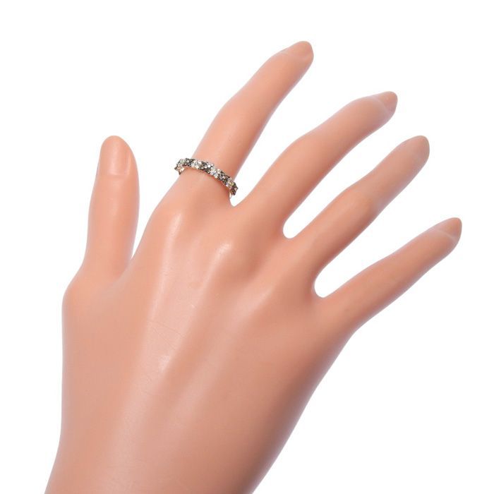 【美品】エステール K18WG ブラックダイヤ リング 楽天市場】エステール ブラックダイヤモンド リング 0.42ct