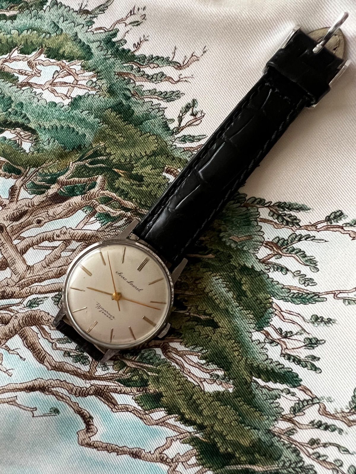 セイコー SEIKO 手巻き ローレル メンズ アンティーク時計 稼働品 13651