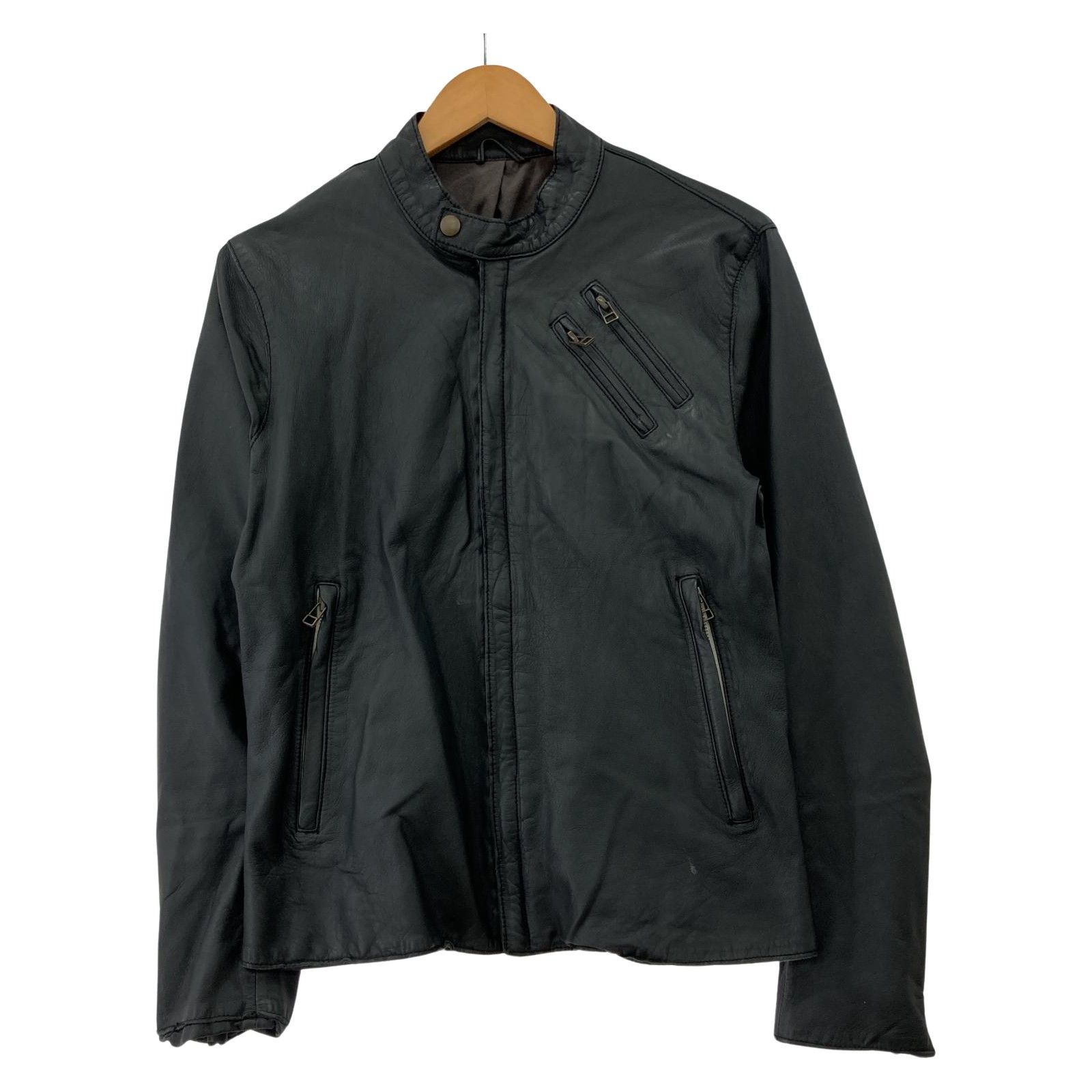 SHIPS JET BLUE シップスジェットブルーレザージャケット sizeSMALL