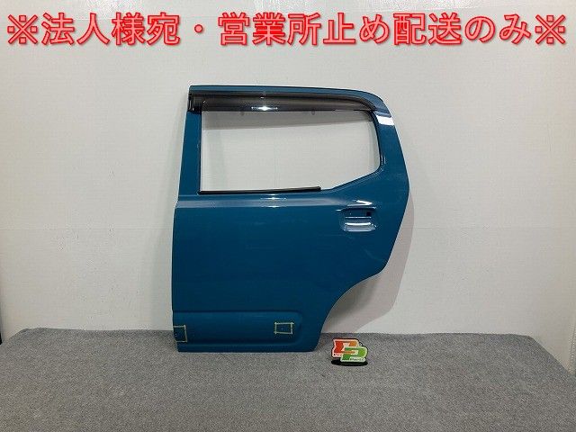 アルト/キャロル HA37S/HA97S HB37S/HB97S 純正 左 リア ドア バイザー付 ダスクブルーメタリック WBC スズキ(140865)