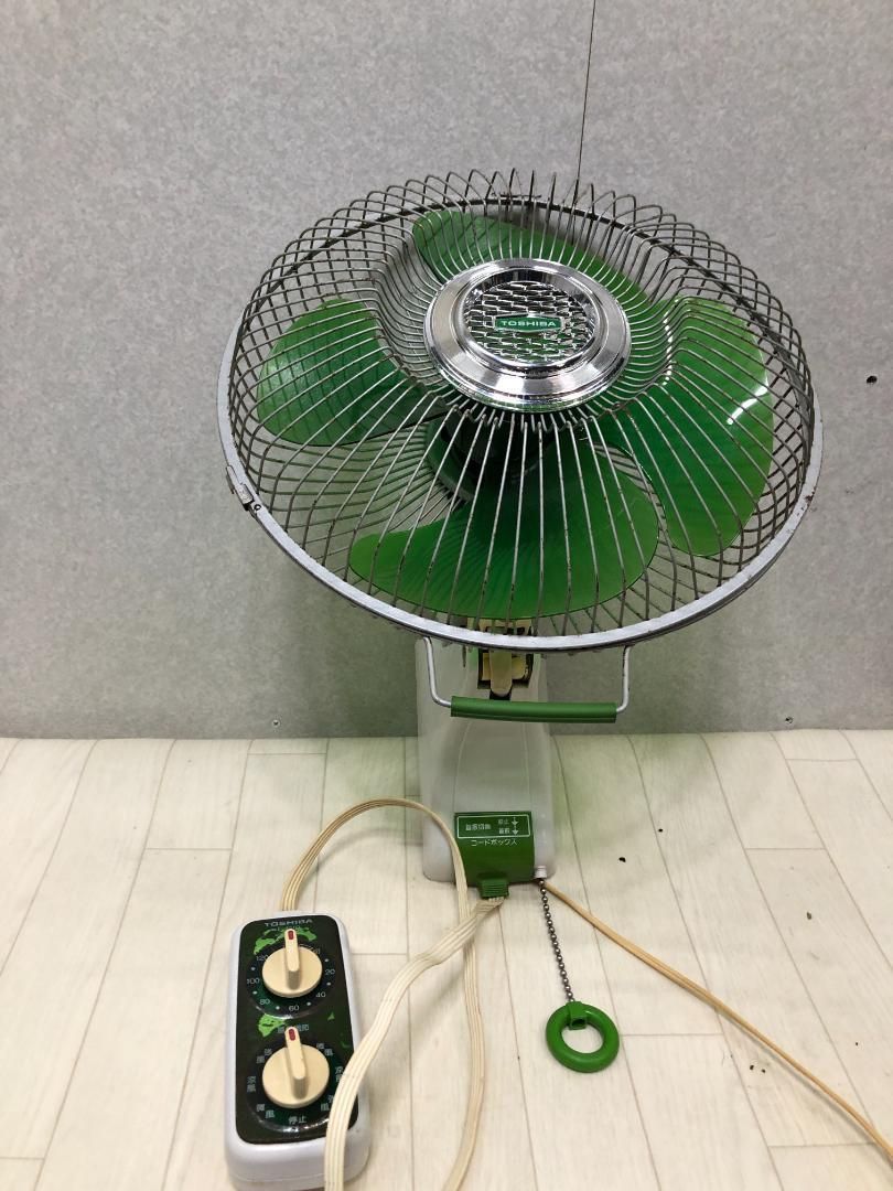 昭和レトロ】扇風機 特殊扇 壁掛扇 F-451G 1981年 昭和56年 東芝