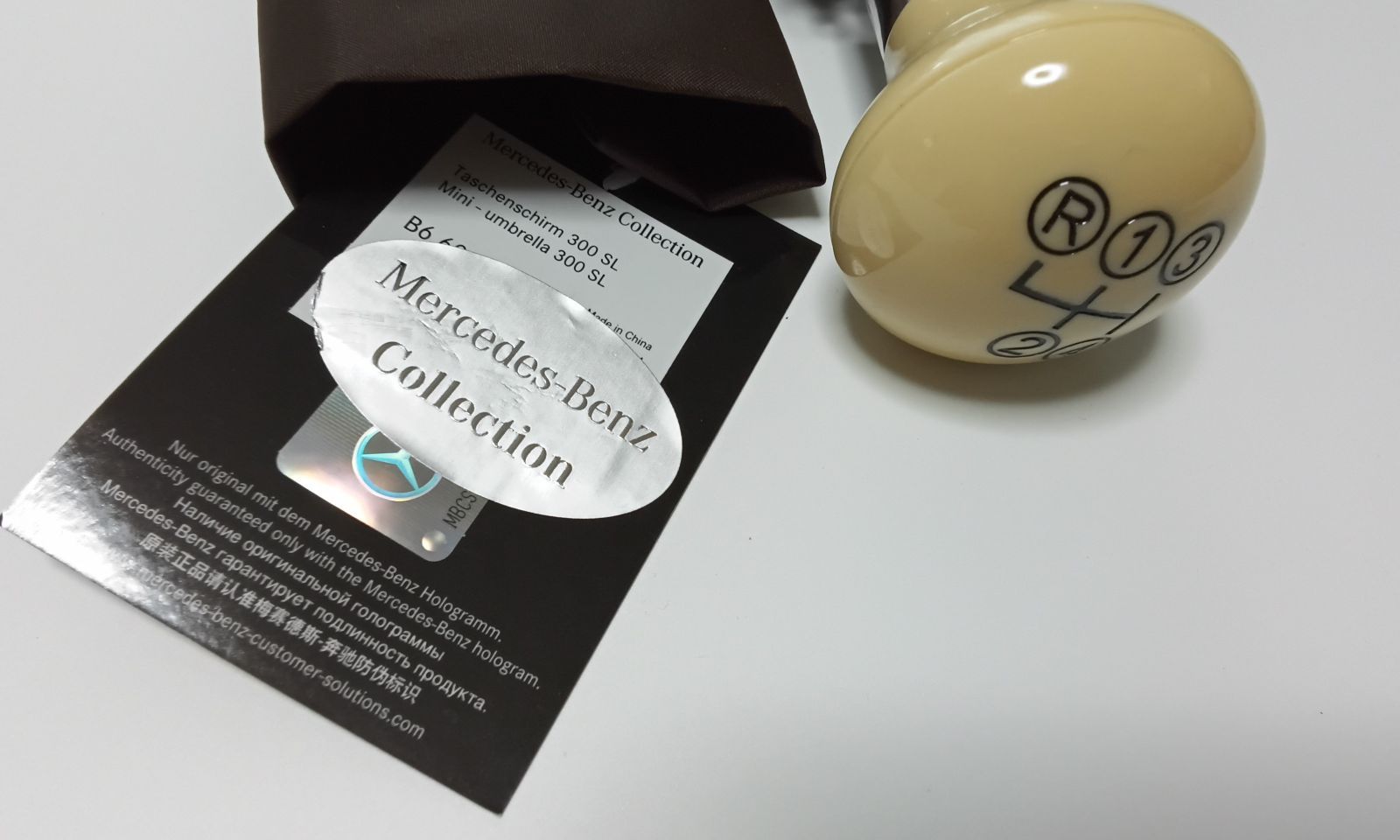 メルセデス・ベンツ 折りたたみ 傘 ミニアンブレラ シフトノブ 300SL
