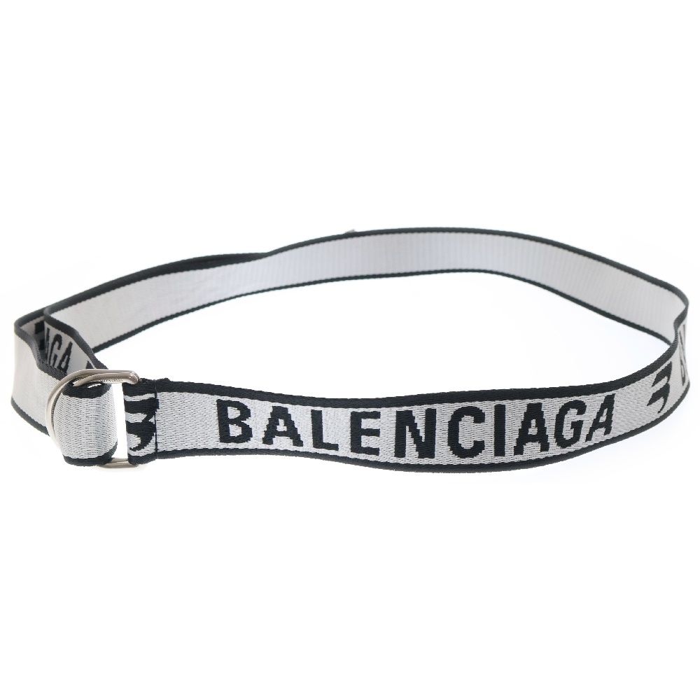 BALENCIAGA (バレンシアガ) D RING ロゴ刺繍 リング ベルト
