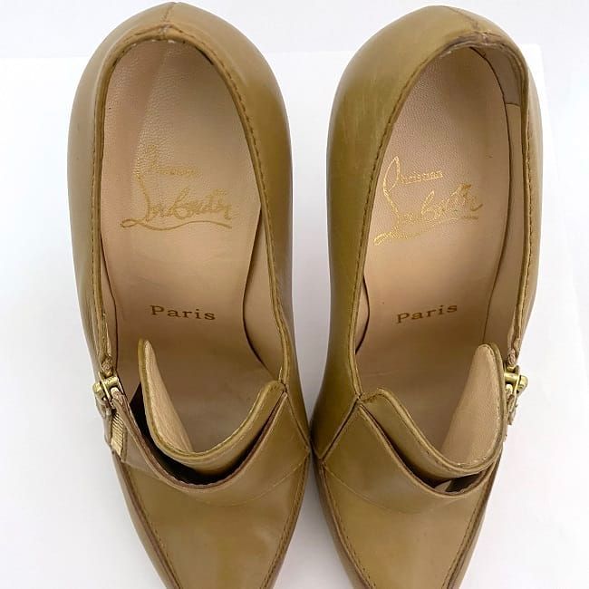 クリスチャン ルブタン ブーティ キャメルブラウン 美品 24.0cm - メルカリ 