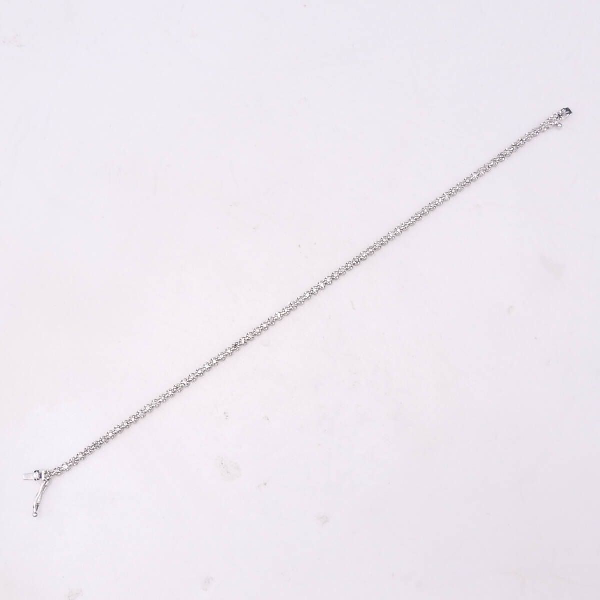 K18WG ホワトゴールド ダイヤモンドD1.00ct テニスブレスレット K18WG ホワトゴールド ダイヤモンドD1.00ct テニスブレスレット