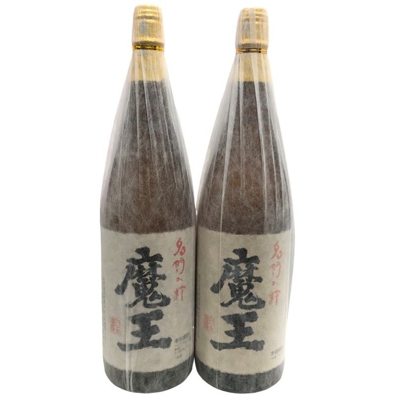 本格芋焼酎2本セット 魔王 白玉醸造 1800ml 25度 詰め日ともに 1月21日 未開栓品 22506K2802
