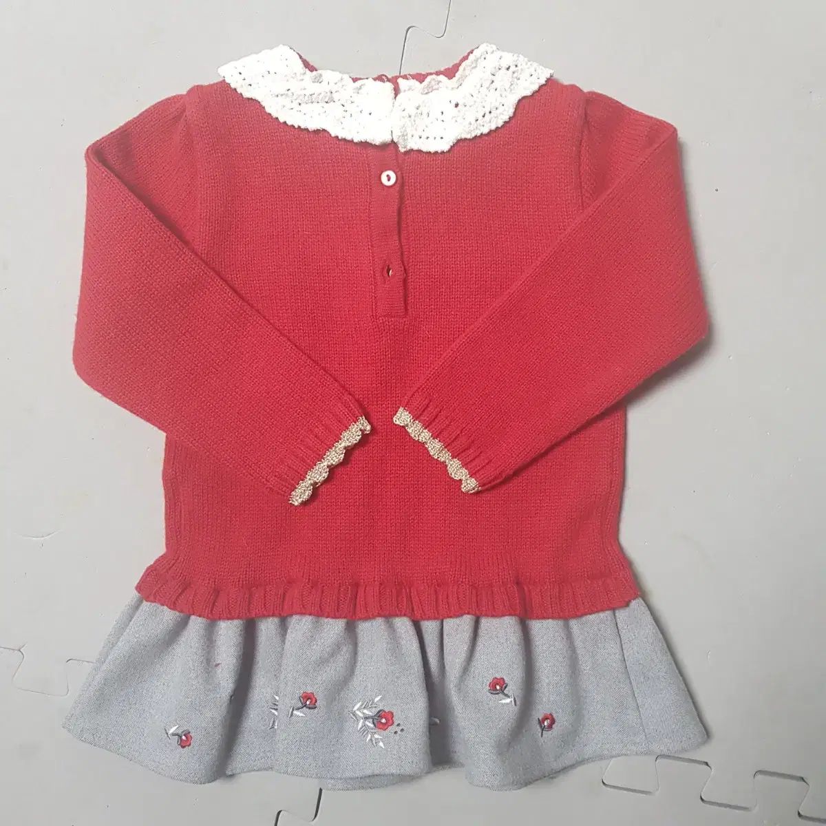  エトワ ウールニット KARA カラ ウールスカート 2 y その他 ボトムス