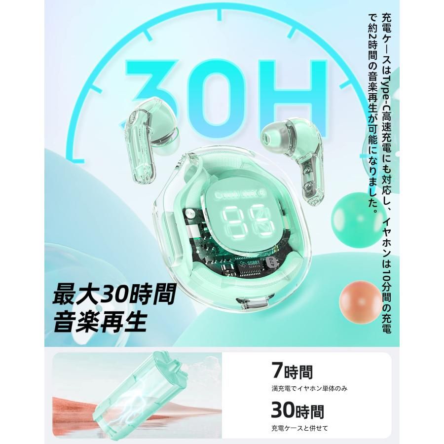 2023新登場】ACEFAST ワイヤレス イヤホン Bluetooth 5.3+EDR