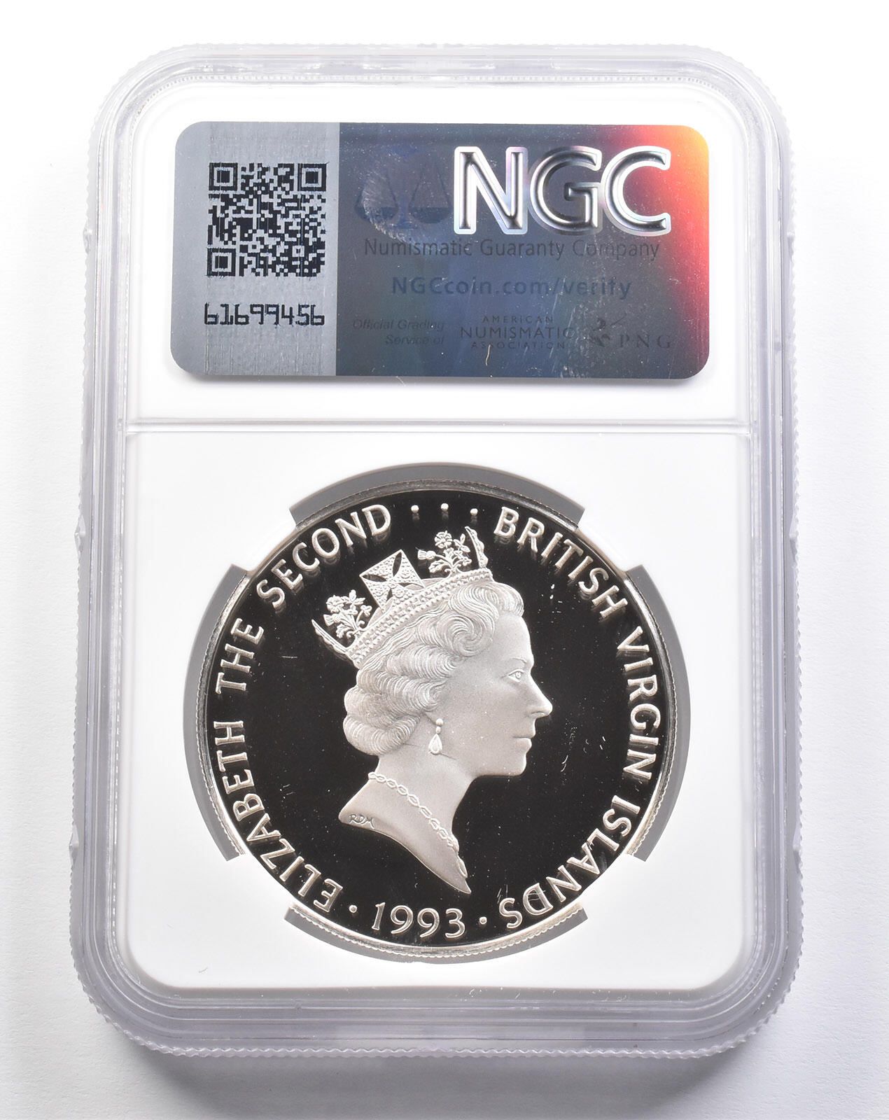 1994 クイーンマザー ウェディング 25ルピー 銀貨 NGC PF69UC