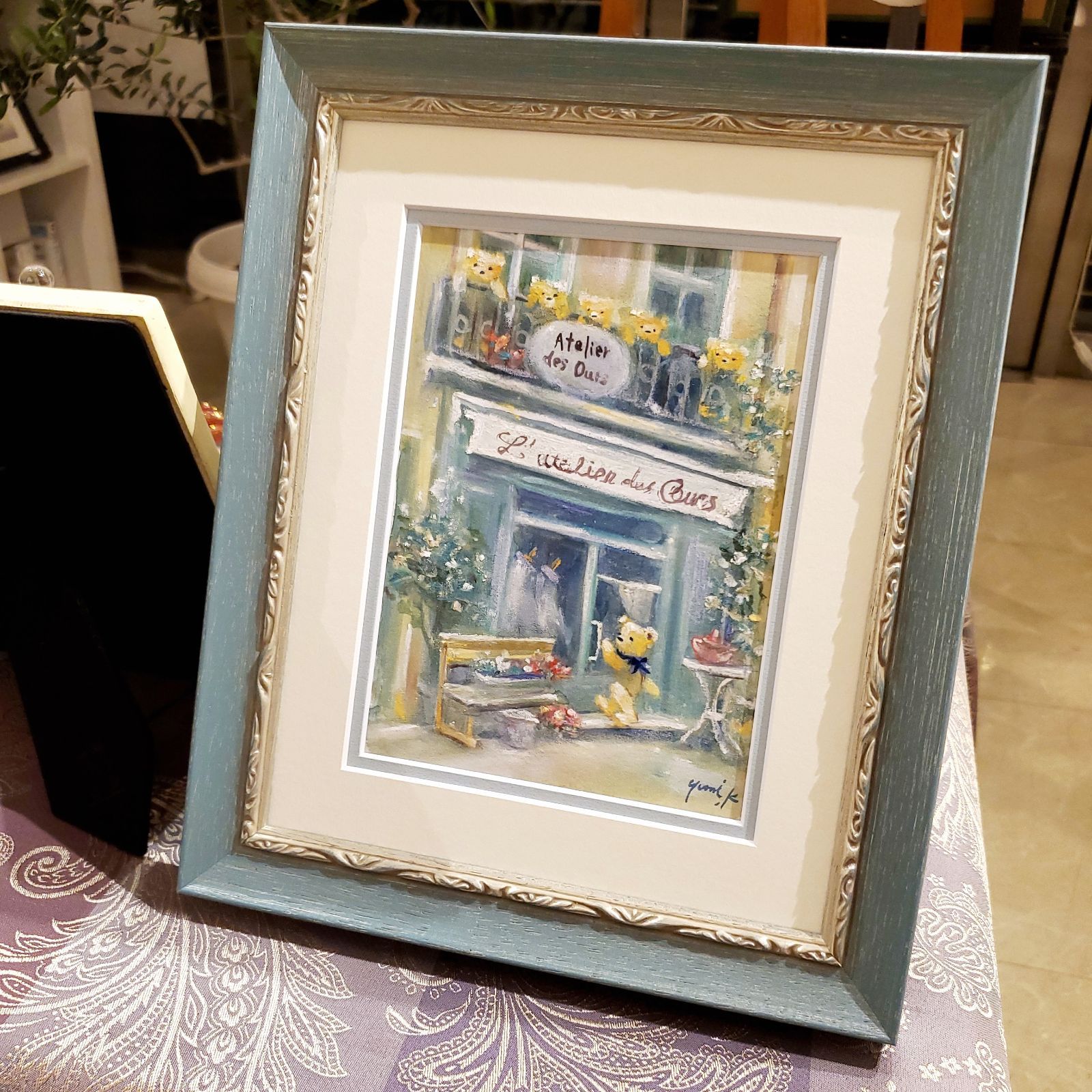 RKOI 人物画 パステル画 約36x46cm （印刷物） 楽天市場】絵画 原画