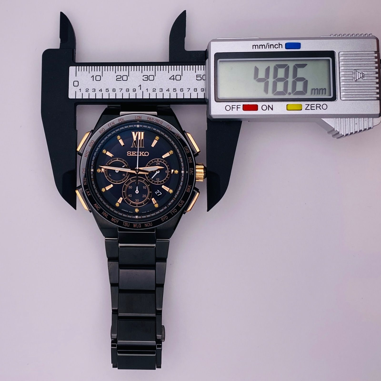 T283）希少！世界限定800本！SEIKO セイコー 電波ソーラー BRIGHTZ