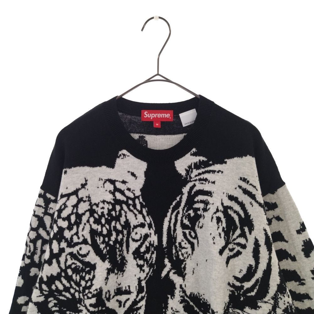 SUPREME (シュプリーム) 23SS Big Cats Jacquard L/S Top ビッグ