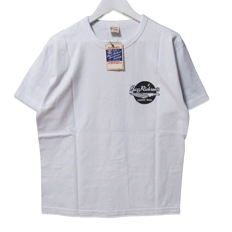 未使用 BUZZ RICKSON'S × PEANUTS バズリクソンズ 半袖プリントTシャツ BR79138 USA製 ピーナッツ スヌーピー  ホワイト L 27108658