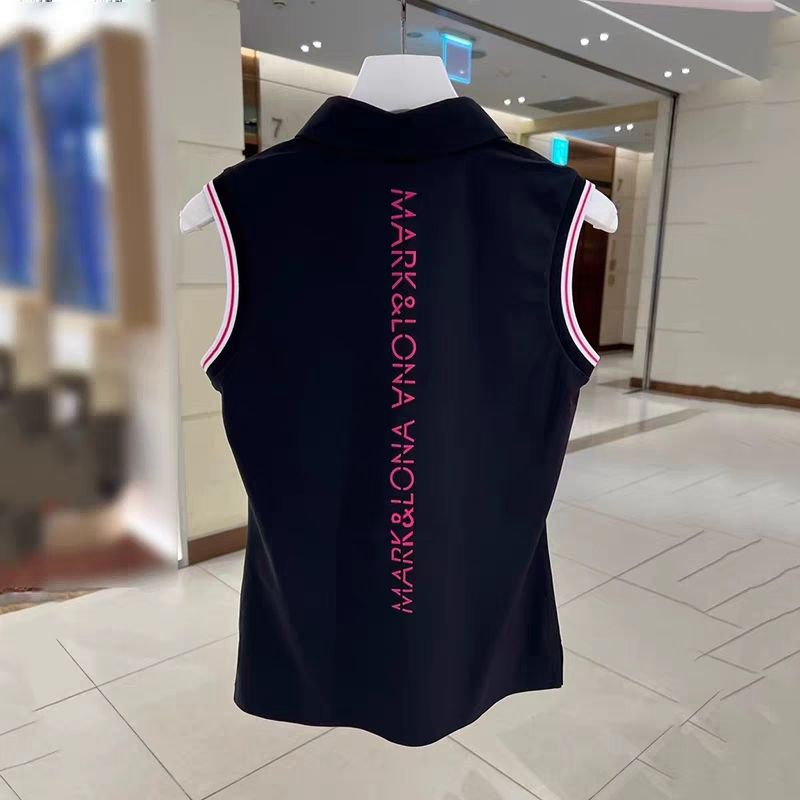 MARK & LONA ゴルフ レディース ノースリーブベスト 2点セット MARK & LONA ゴルフ レディース ノースリーブベスト 2点セット