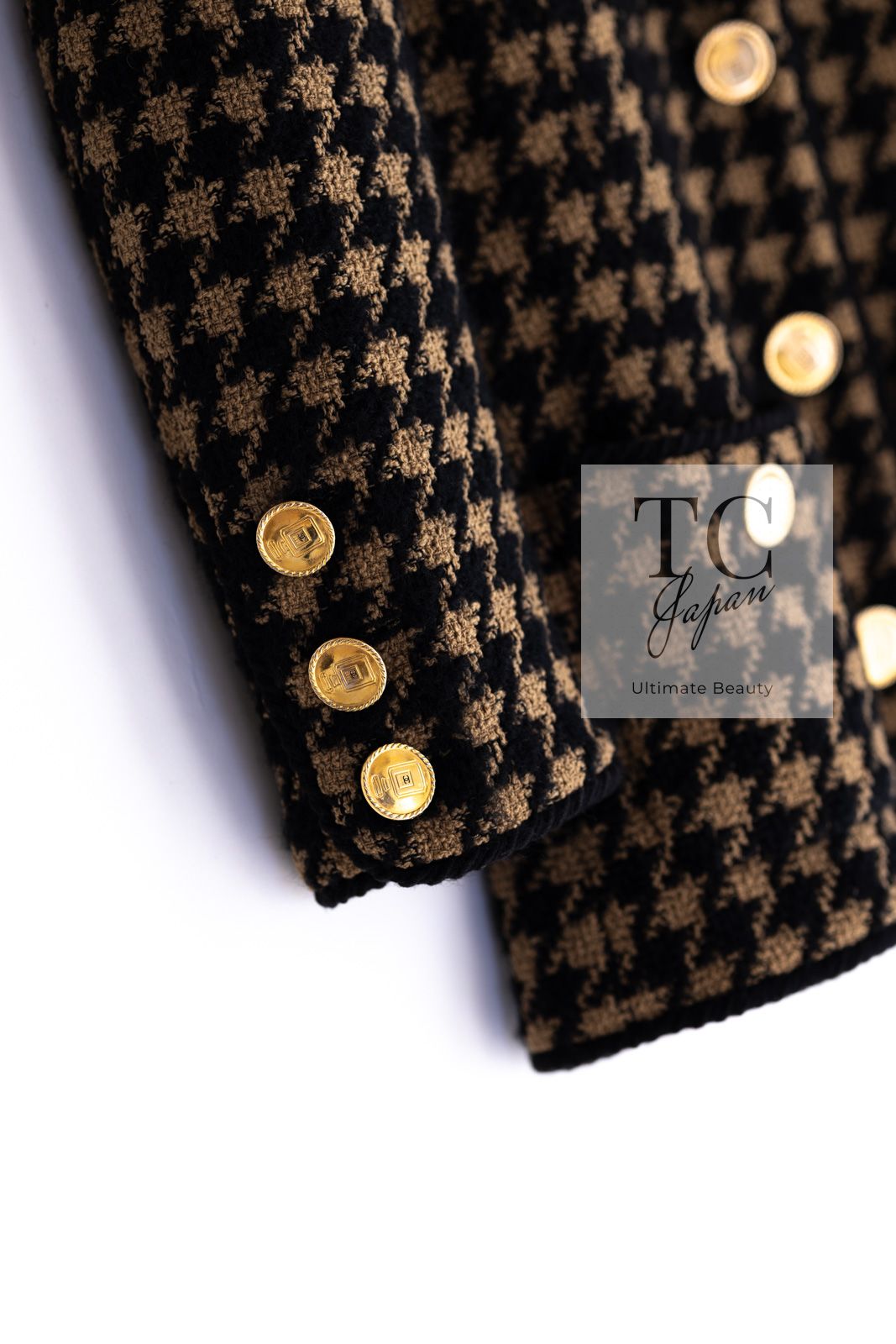 スカート 千鳥柄