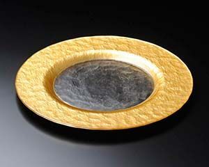 イ644 038 ゴールドリムプレート28 cm