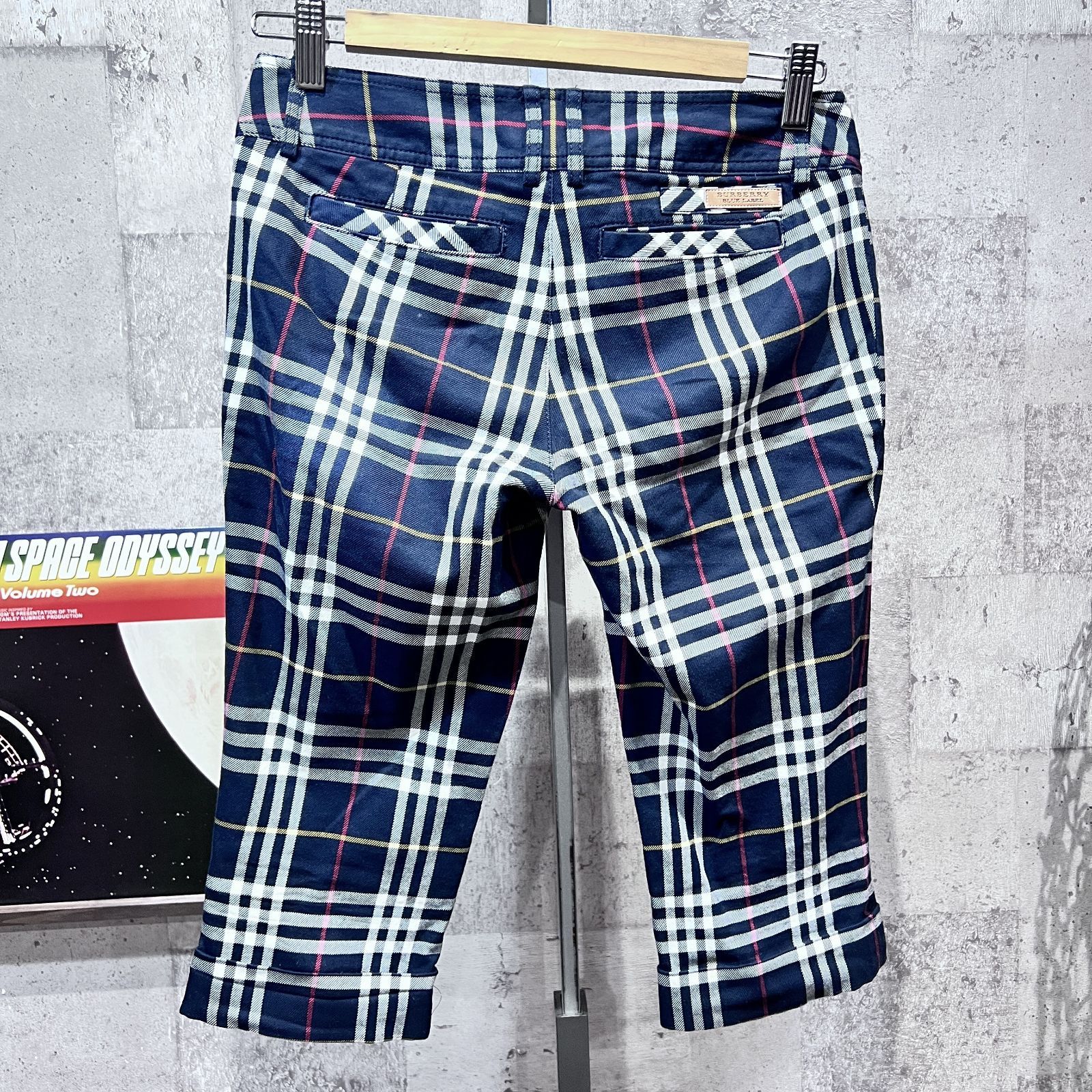 バーバリーブルーレーベル　サロペット　ショートパンツ　ノバ　ギガチェック バーバリーブルーレーベル サロペット ショートパンツ ノバ ギガ