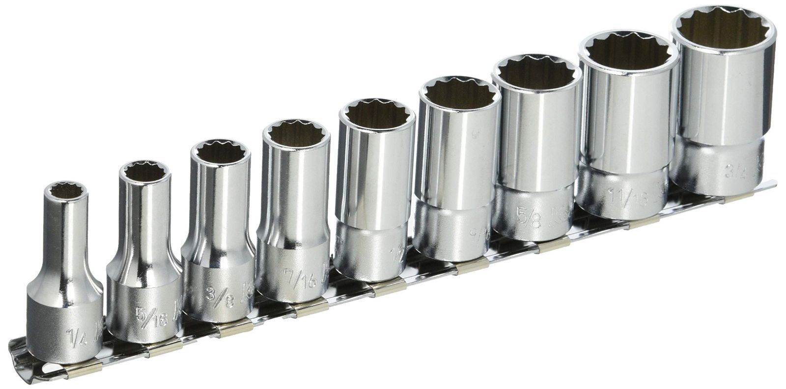 9ヶ組 コーケン 3 8 9.5mm SQ. 12角セミディープソケットレールセット 9ヶ組 RS3305XA 9