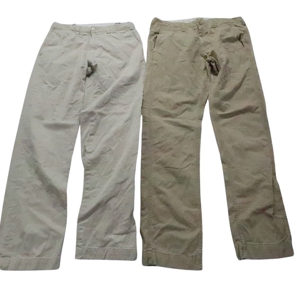 古着卸 まとめ売り ラルフローレン ポロ チノ パンツ 6枚セット メンズ 32 |33 ノータック ネイビー 赤 ベージュ 古着 NB9856