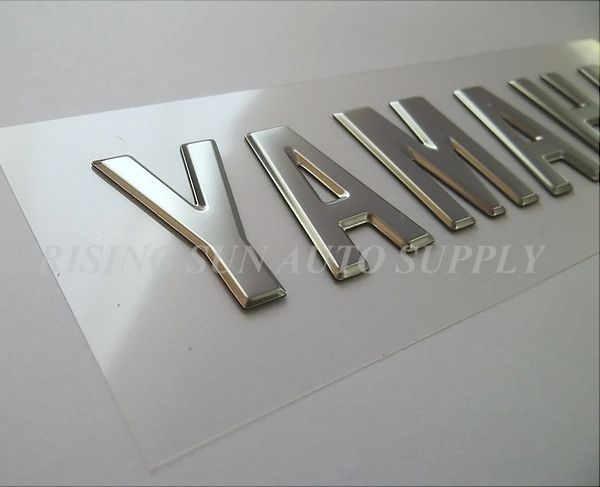 ヤマハ 純正 エンブレム 【YAMAHA】シルバー /軟質樹脂 120mm 普通郵便 