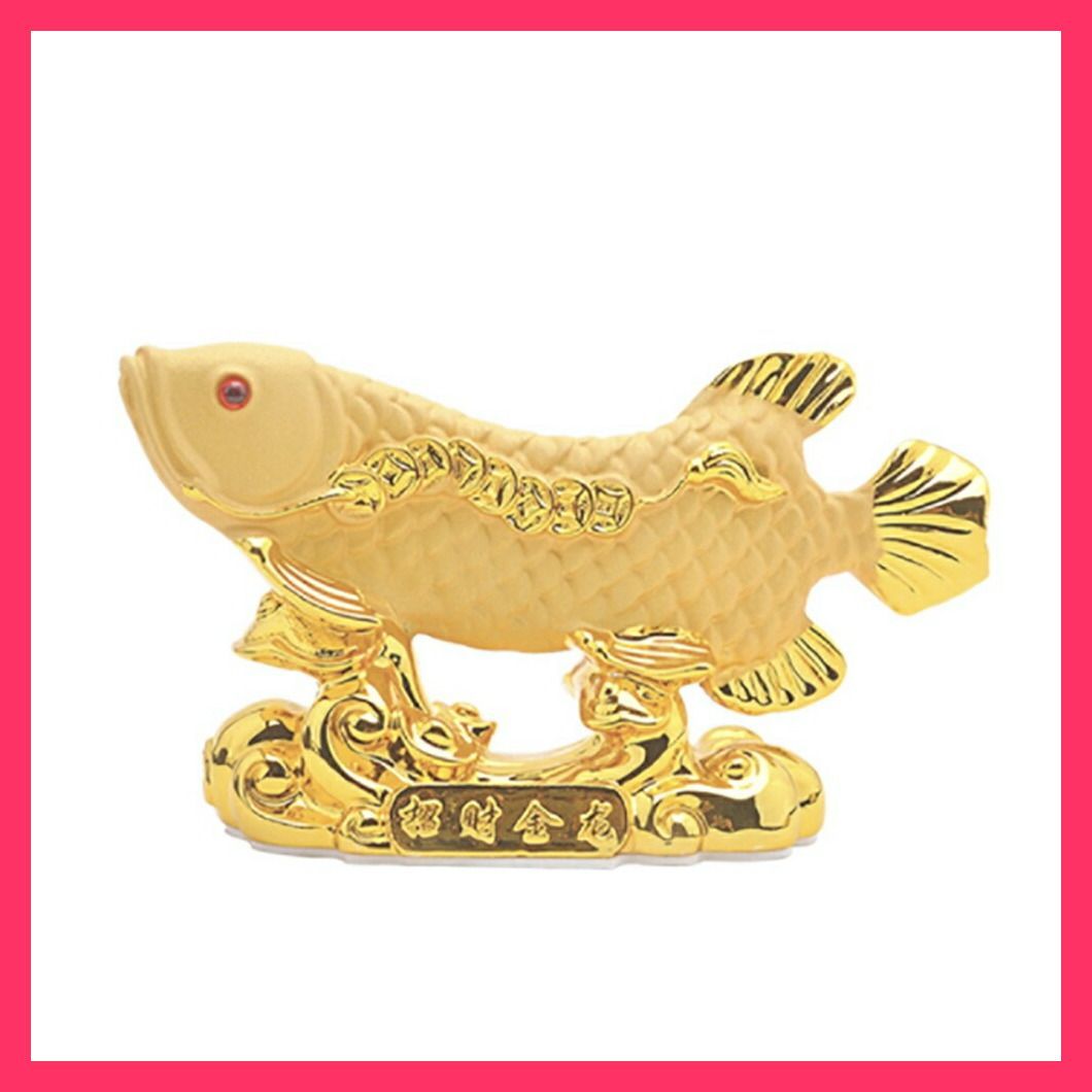 置物 アロワナ ーVer2ー 招財龍魚 しょうざいりゅうぎょ 招財 風水