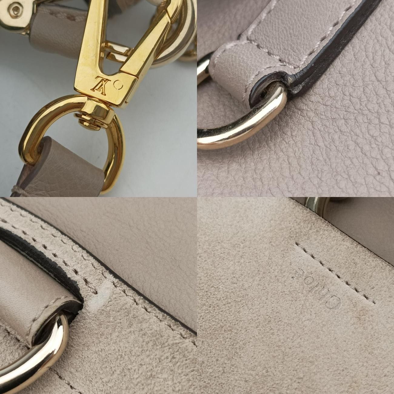 クロエChloeフェイ ミニグレースエード×レザー01185765-5